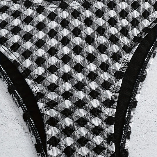 Damen lässiger Crop-Top Bikini R&B