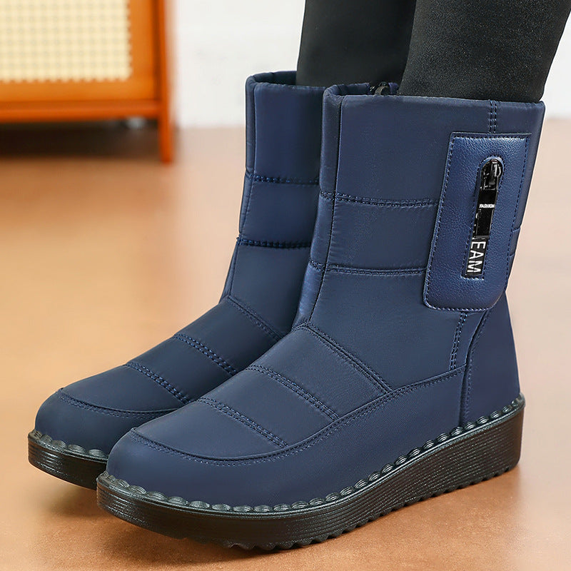 Damen Thermo-Winterstiefel mit rutschfester Sohle und isolierendem Innenfutter R&B