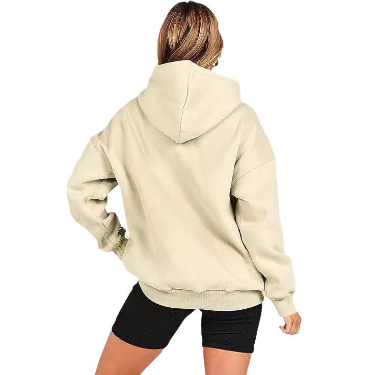 Damen lässiger Kapuzenpullover mit übergroßer Passform R&B