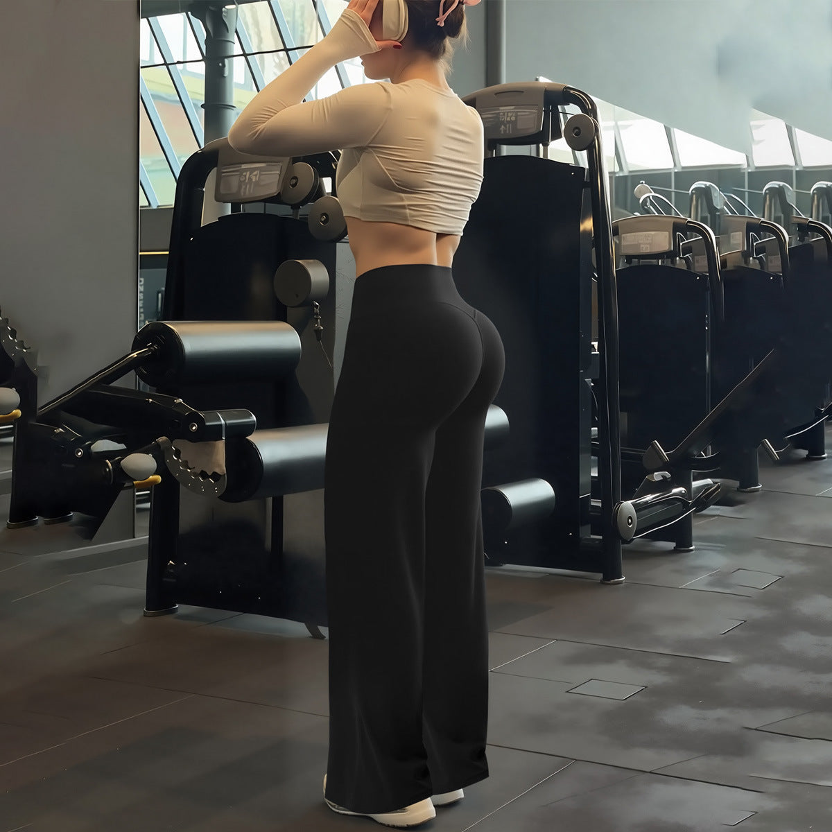 Damen Kompressionshose mit hoher Taille und Tummy Control R&B