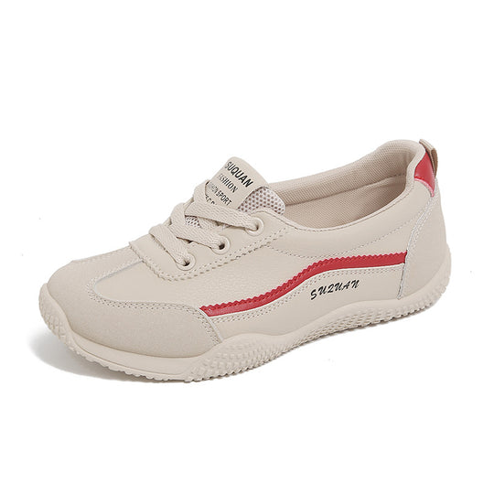 Damen sportliche Sneakers mit atmungsaktivem Obermaterial und flexiblem Sohlenprofil R&B