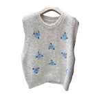 Damen Strickpullover mit floralem Muster R&B