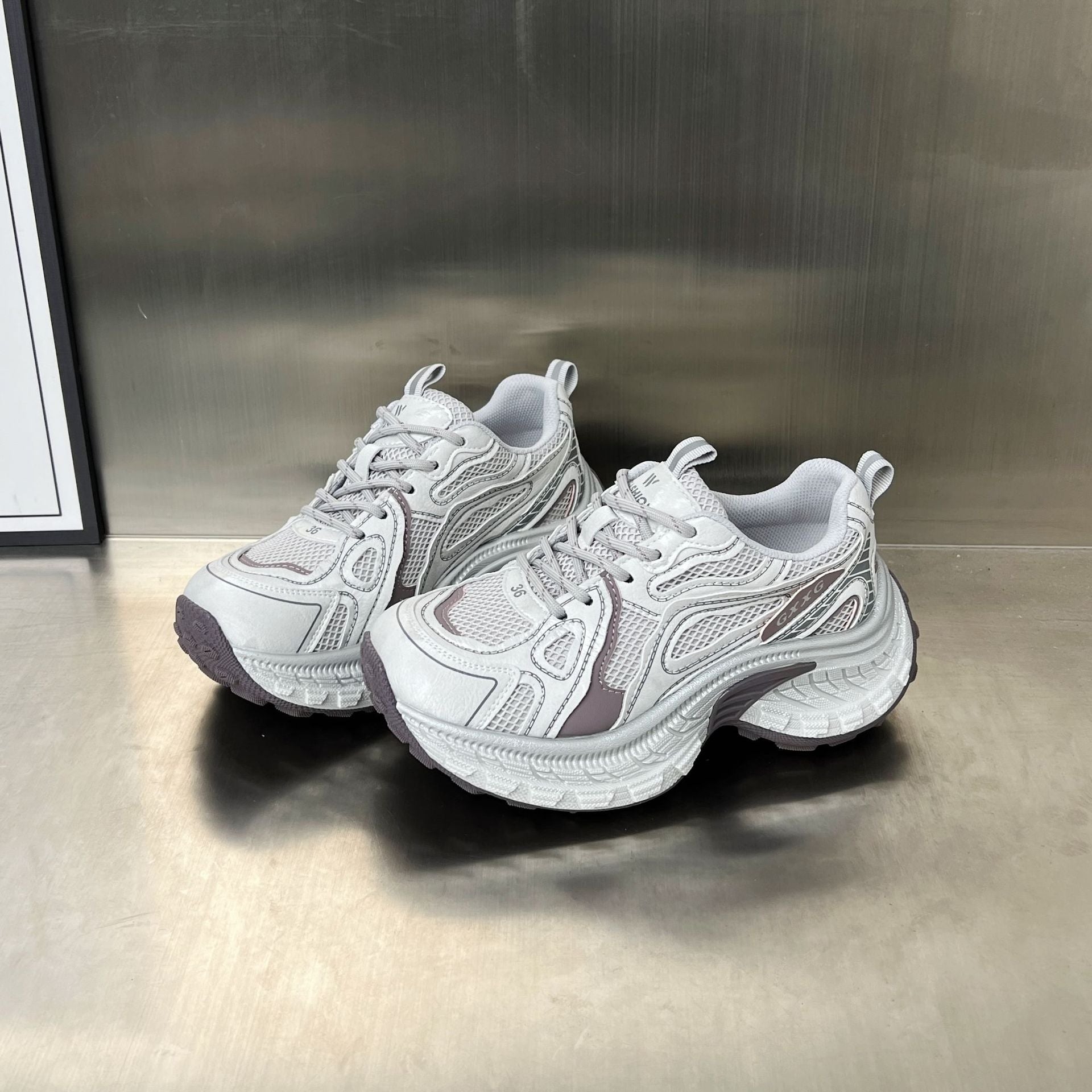 Damen Sportliche Laufschuhe mit innovativem Dämpfungssystem und atmungsaktiven Mesh-Einsätzen R&B