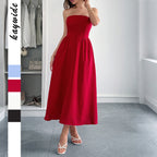Damen Sommerliches Maxikleid im eleganten Streifenmuster R&B