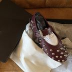 Damen Modische Ballerinas mit dekorativen Schmuckdetails