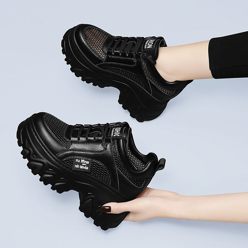 Damen Sportliche Chunky Sneakers mit atmungsaktivem Obermaterial und ergonomischer Sohle R&B