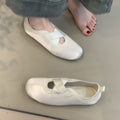 Damen elegante Ballerinas mit kreuzendem Riemen und komfortablem Fußbett R&B