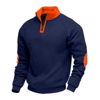Herren Sportpullover mit hochwertigem Stehkragen R&B