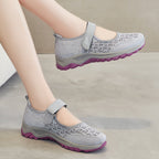 Damen Sportliche Freizeit-Schuhe mit praktischem Klettverschluss