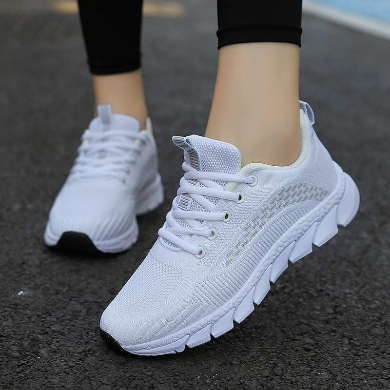 Damen Lauf-Sneaker mit atmungsaktivem Mesh-Obermaterial und rutschfester Sohle R&B