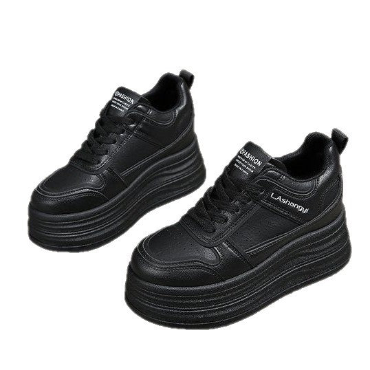 Damen modische Plateau-Sneaker mit strukturiertem Obermaterial und komfortablem Dämpfungssystem R&B