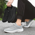 Damen Atmungsaktive Lauf-Sneaker mit elastischem Schnürsystem
