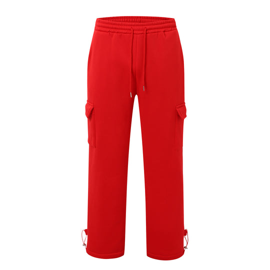 Herren nan Cargo-Jogginghose mit elastischem Bund, Kordelzug und verstellbarem Saum R&B
