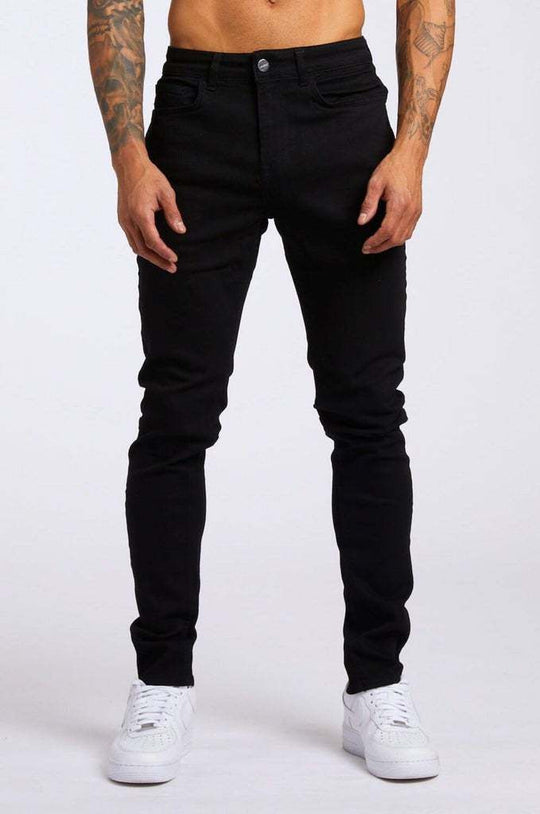 Herren Slim-Fit Jeans mit elastischem Komfortbund und modernen Details R&B