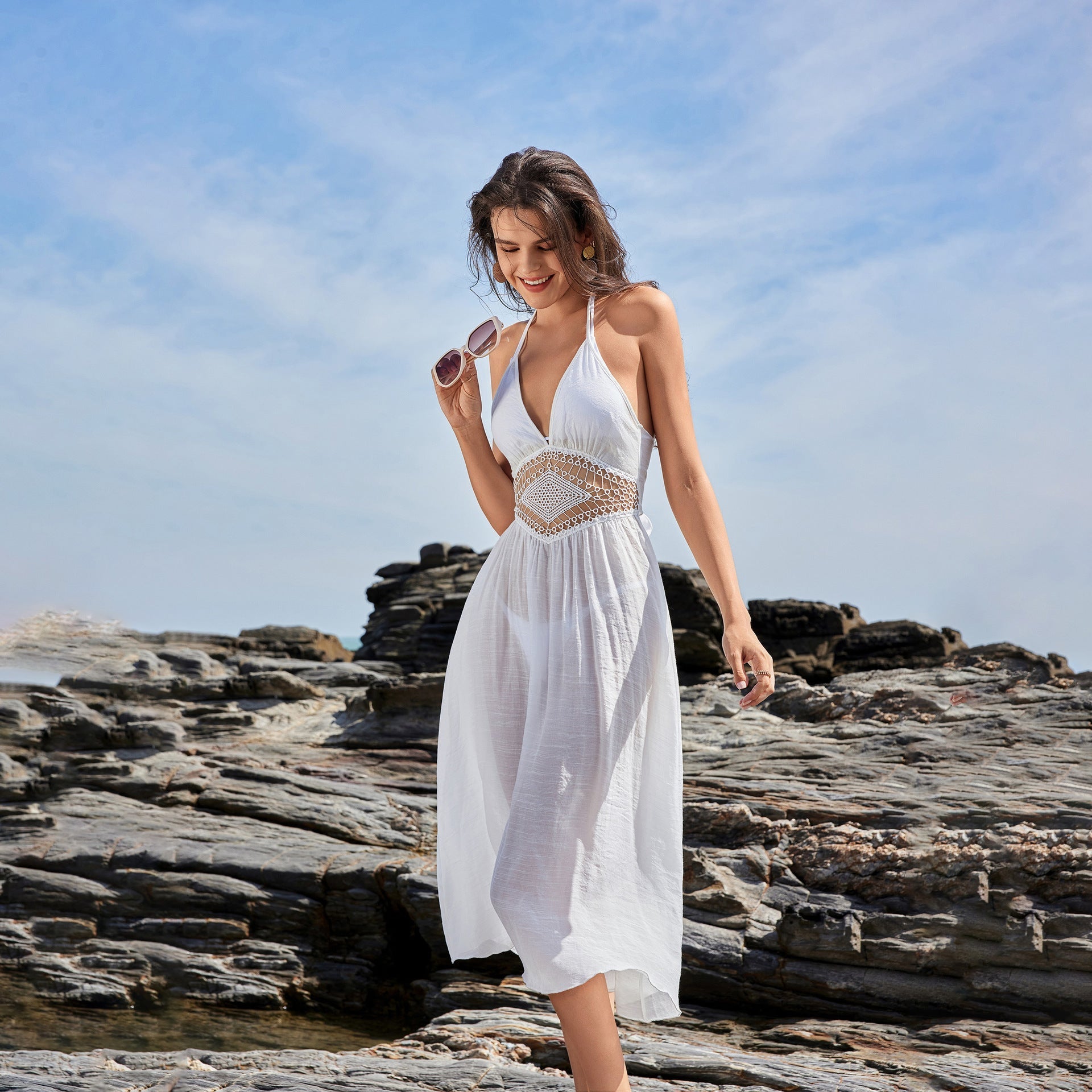 Damen Strandkleid R&B