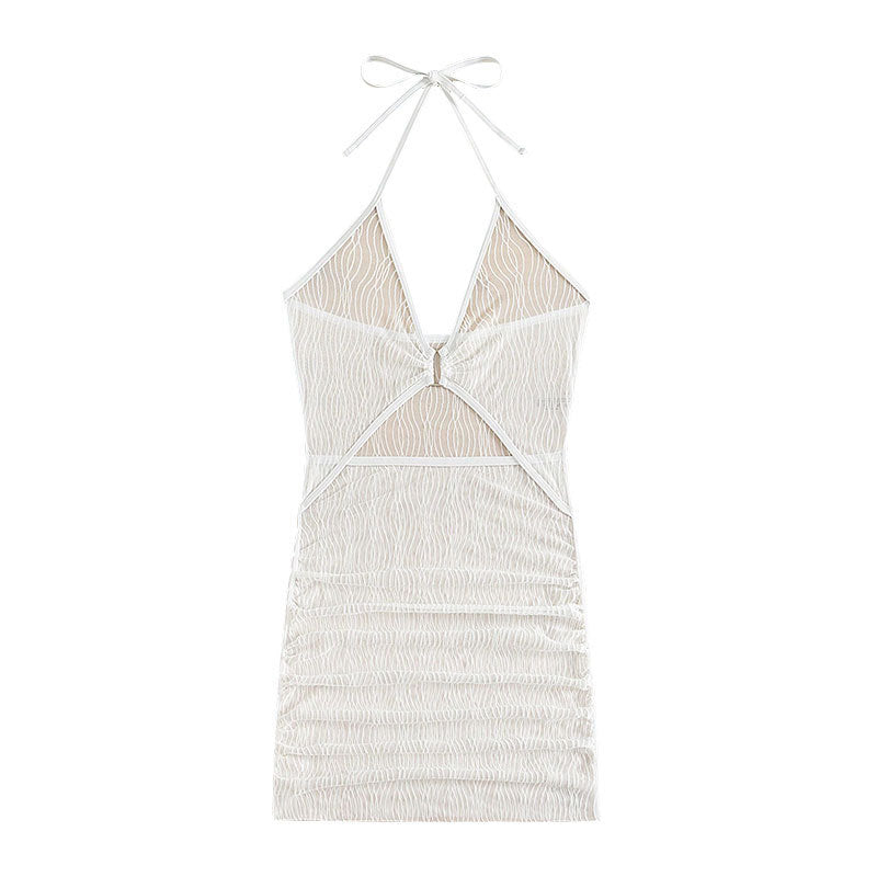 Damen Ärmelloses Minikleid mit Cut-Outs R&B