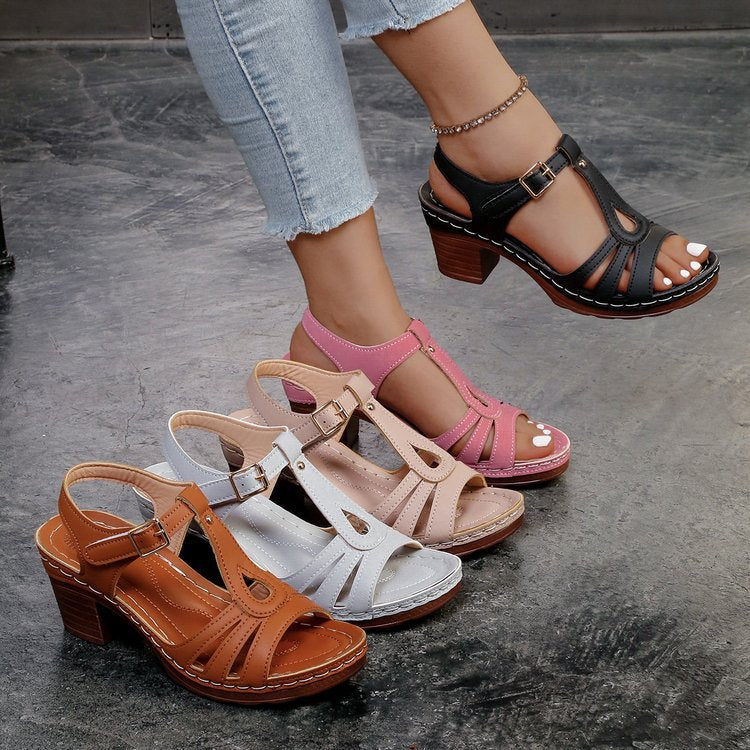 Damen Komfortable Riemchen Sandalen R&B