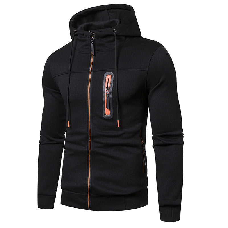Damen Sportliche Kapuzenjacke mit praktischen Taschen und stylischen Reißverschluss R&B