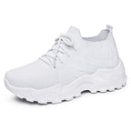 Damen Sportliche Knit Sneakers mit rutschfester Sohle R&B