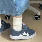 Damen Sneakers mit stylischen Sternen-Applikationen R&B