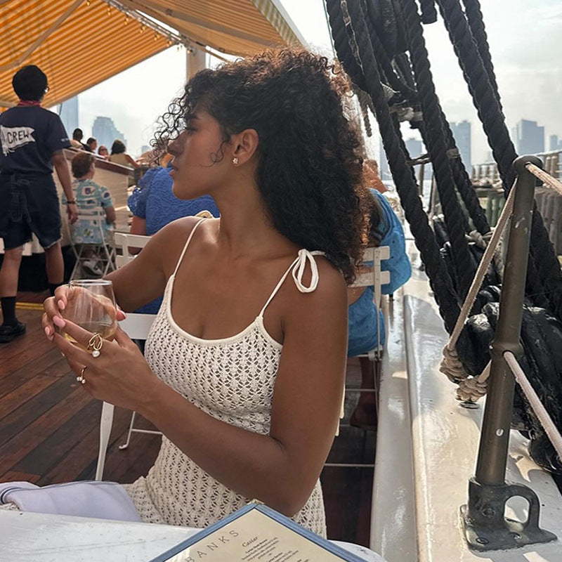 Damen elegantes Sommerkleid mit Schößchen R&B