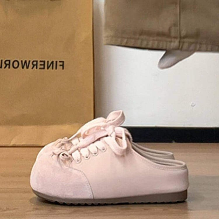 Damen bequeme Slip-On Sneakers mit individuellem Schnürsystem R&B