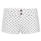 Damen Modische Shorts mit zeitgemäßem Punktedesign und hohem Bund R&B