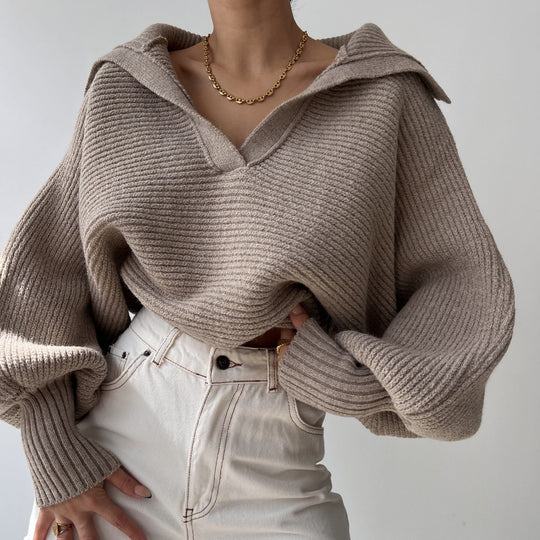 Damen lässiger Pullover R&B