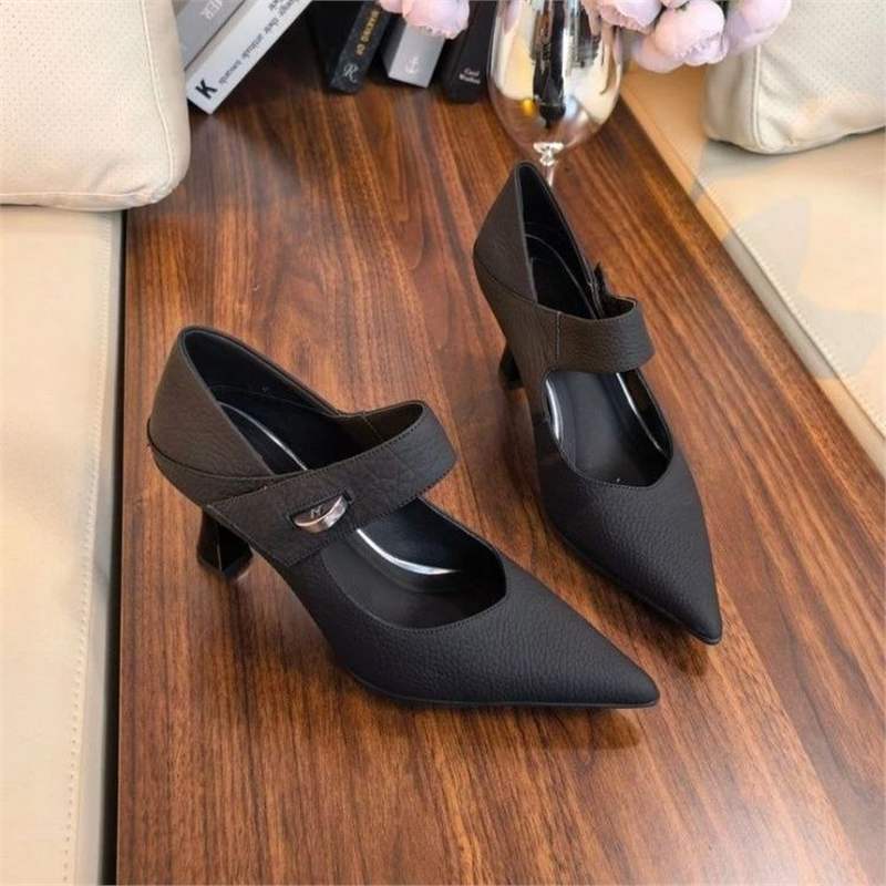 Damen elegante Slingback-Pumps mit modischem Riemendesign R&B