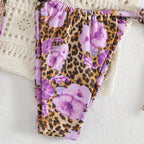 Damen Triangel-Bikini-Set mit raffiniertem Häkeloberteil R&B