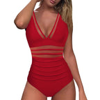 Damen eleganter Badeanzug mit verführerischen Cut-Out-Details R&B