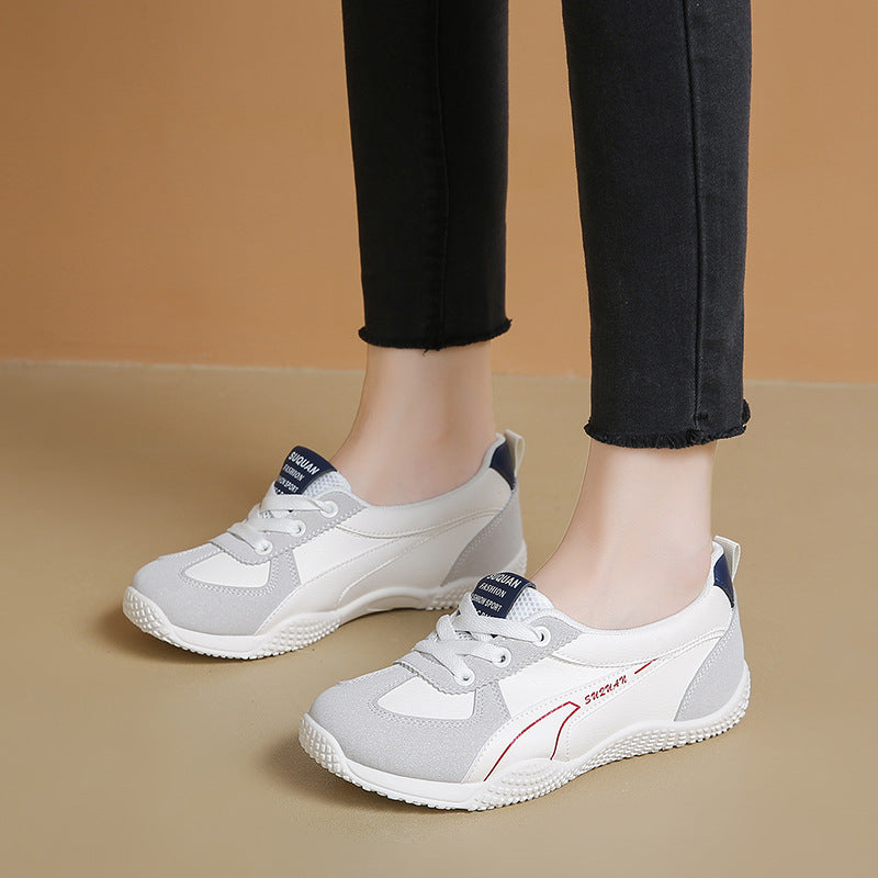 Damen sportliche Sneakers mit atmungsaktiver Mesh-Oberfläche und flexiblem Sohlenprofil R&B