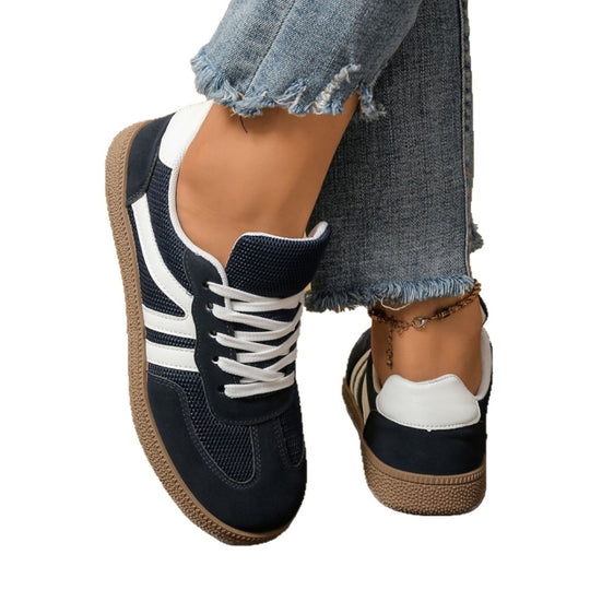 Damen Sportliche Sneakers mit atmungsaktiver Oberflächenstruktur und dämpfender Laufsohle R&B