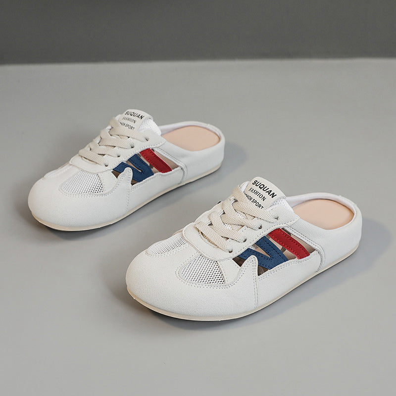 Damen Sportliche Clogs mit atmungsaktiver Mesh-Konstruktion und rutschfester Außensohle R&B