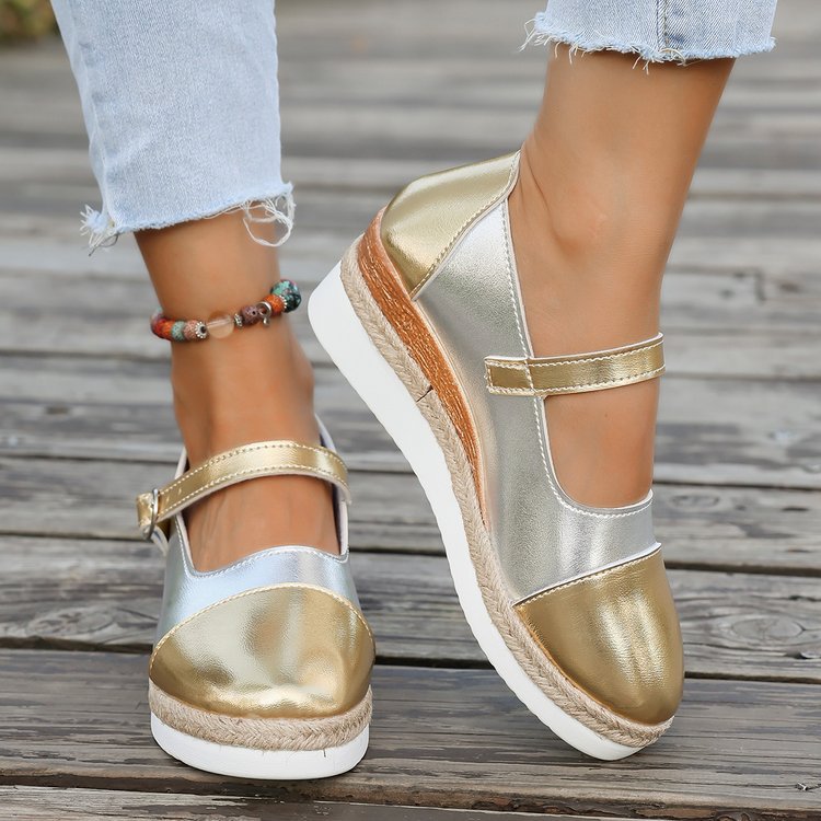 Damen modische und bequeme Sandaletten mit floralem Design R&B