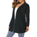 Damen Strickjacke im angesagten Kabelstrick-Design R&B