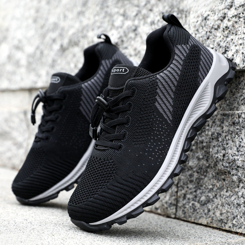 Damen Sportliche Laufschuhe mit atmungsaktivem Strickoberteil und innovativem Schnellschnürsystem R&B
