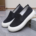 Damen Sportliche Slip-On Sneakers mit rutschfester Sohle und elastischem Einsatz R&B