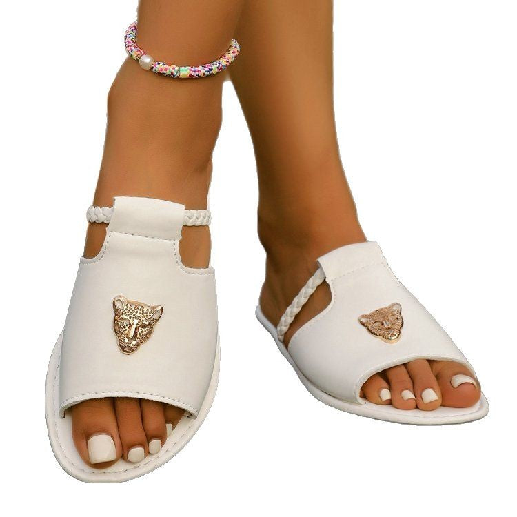 Damen Komfort-Sandalen mit modischem Riemen-Design und eleganten Zierdetails R&B