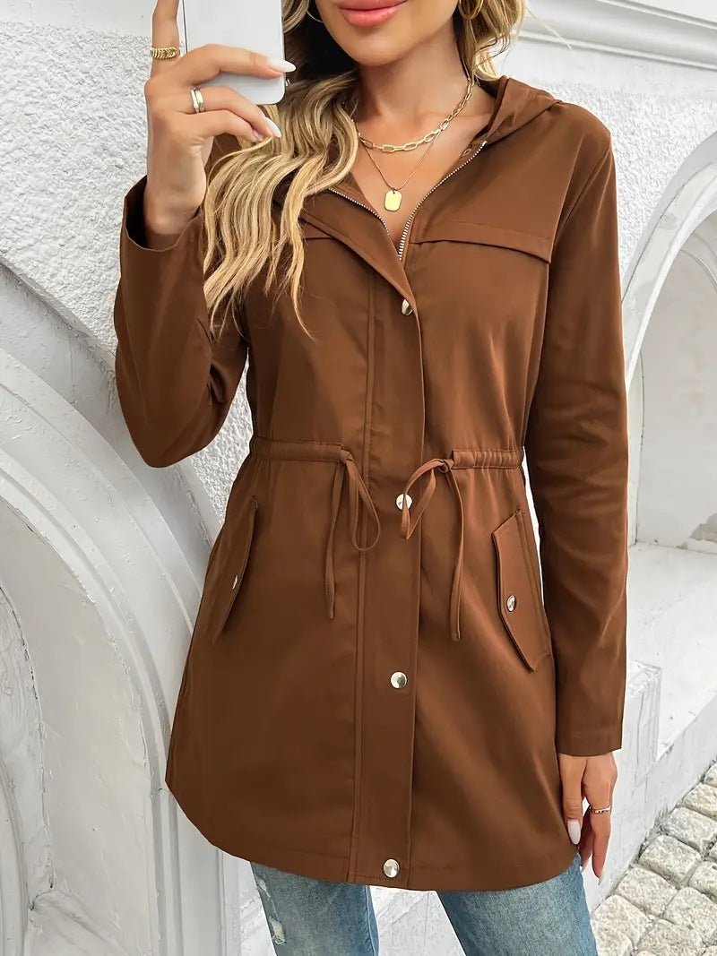 Damen Funktionsjacke mit verstellbarem Taillenzug und praktischen Taschen R&B