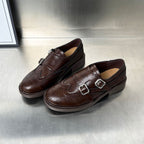 Damen Elegante Schnürschuhe mit doppeltem Schnallenverschluss und modischen Details R&B