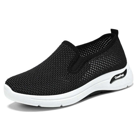 Damen Bequeme Slip-On Sneakers mit atmungsaktivem Obermaterial R&B