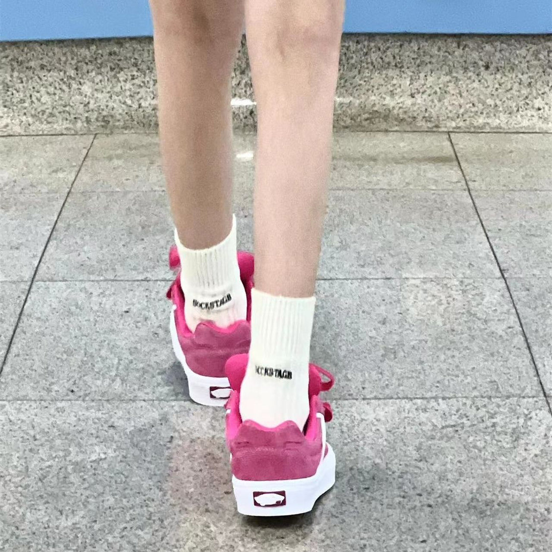 Damen Sneakers mit dekorativen Schleifen und komfortabler Sohle R&B