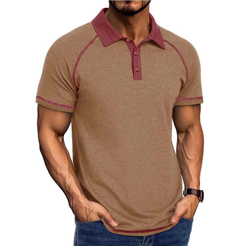 R&B | Kurzärmeliges Herren-T-Shirt mit Revers