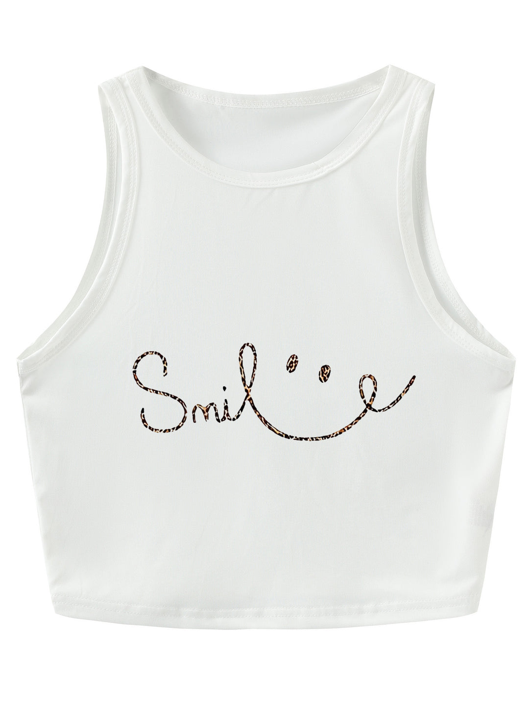 Damen Crop-Top mit kreativem Spruch und lässigem Schnitt R&B