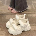 Damen Sportliche Sandalen mit verstellbaren Klettverschlüssen R&B