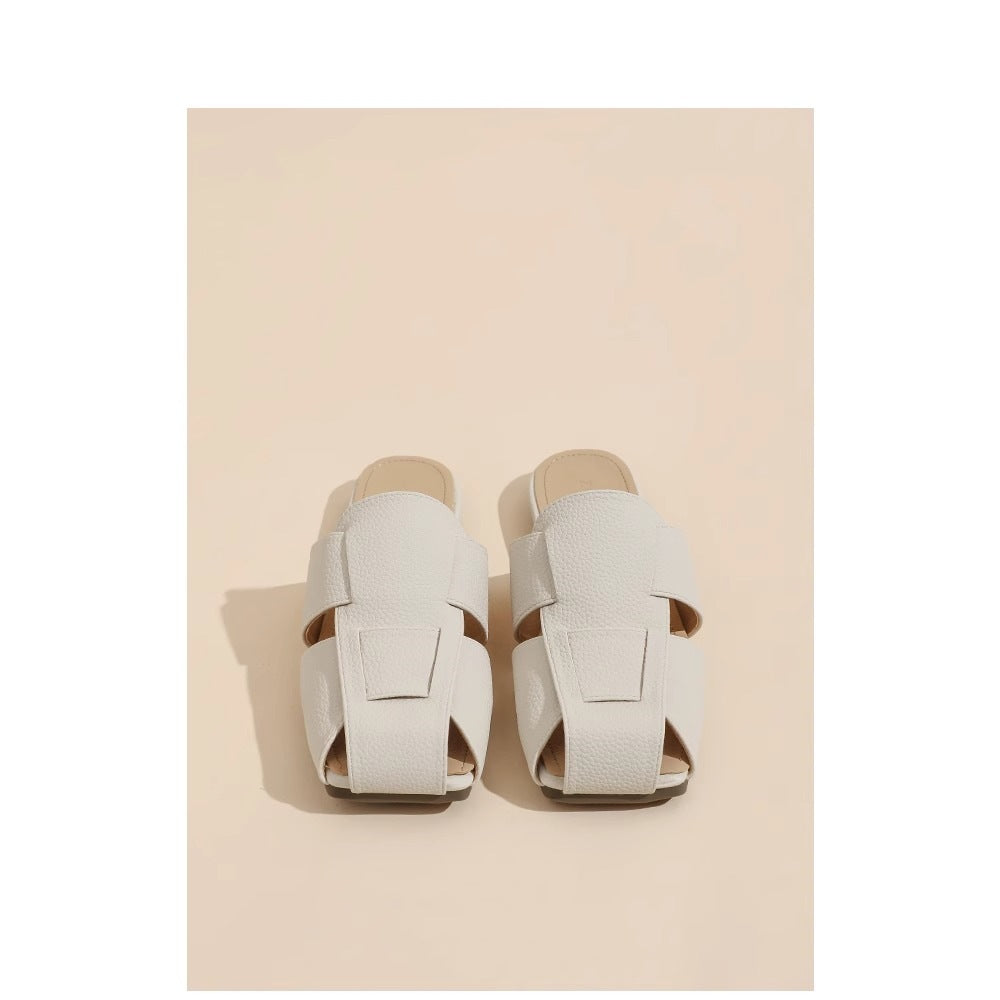 Damen modische Clogs mit weichem Fußbetten und stylischer Überlappung R&B