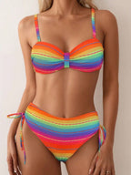 Damen Bikini-Set mit komfortablem Bügel und einstellbaren Trägern