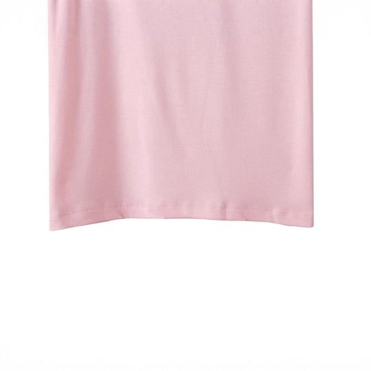 Damen lässiges Baumwoll-Crop-Top mit auffälligem Druck R&B