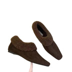 Damen warme und bequeme Hausschuhe mit kuscheligem Fleecefutter R&B
